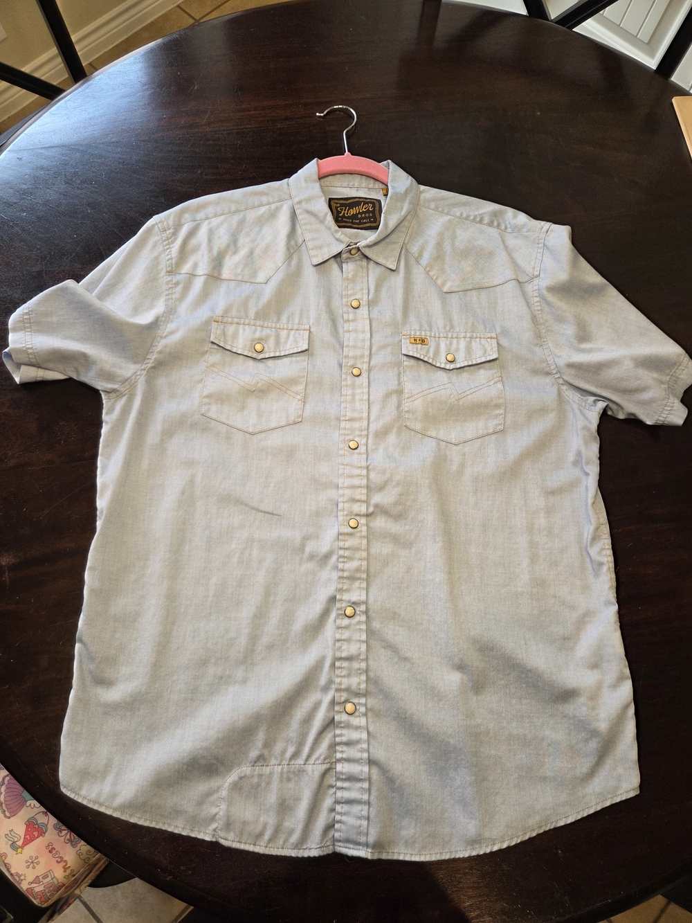 Howler Brothers Light Blue H Bar Shirt
